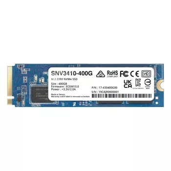 Dysk SSD Synology 400 GB M.2 PCI Express 3.0 NVMe SNV3410