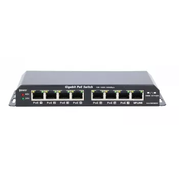 Extralink PoE Switch KRATOS 7x Gigabit PoE, 1x Uplink RJ45, Power Supply 24V 2.5A, 60W