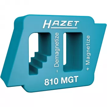 Hazet Magnetizer/Demagnetizer 810MGT — kompaktowe narzędzie ręczne do magnesowania i rozmagnesowywania końcówek