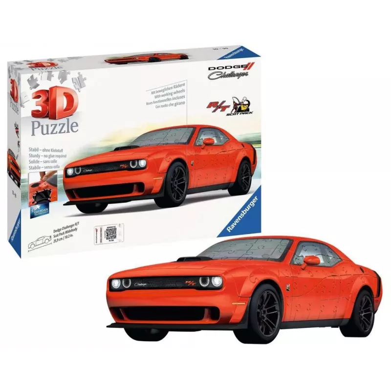 3D Puzzle Ravensburger Dodge Challenger R/T Scat Pack Widebody 108 elem.