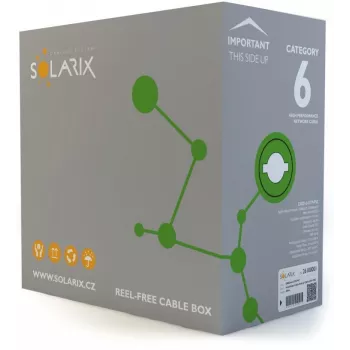 Kabel instalacyjny Solarix CAT6 UTP PVC Eca 305m