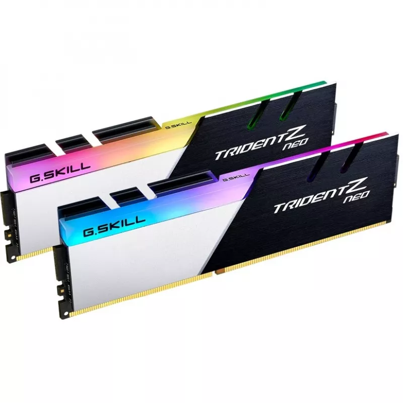 DIMM 32 GB DDR4-3600 (2x 16 GB) Dual-Kit, Arbeitsspeicher schwarz/silber, F4-3600C18D-32GTZN, Trident Z Neo, INTEL XMP