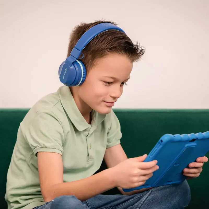 Słuchawki Tellur Buddy Bluetooth nauszne niebieskie