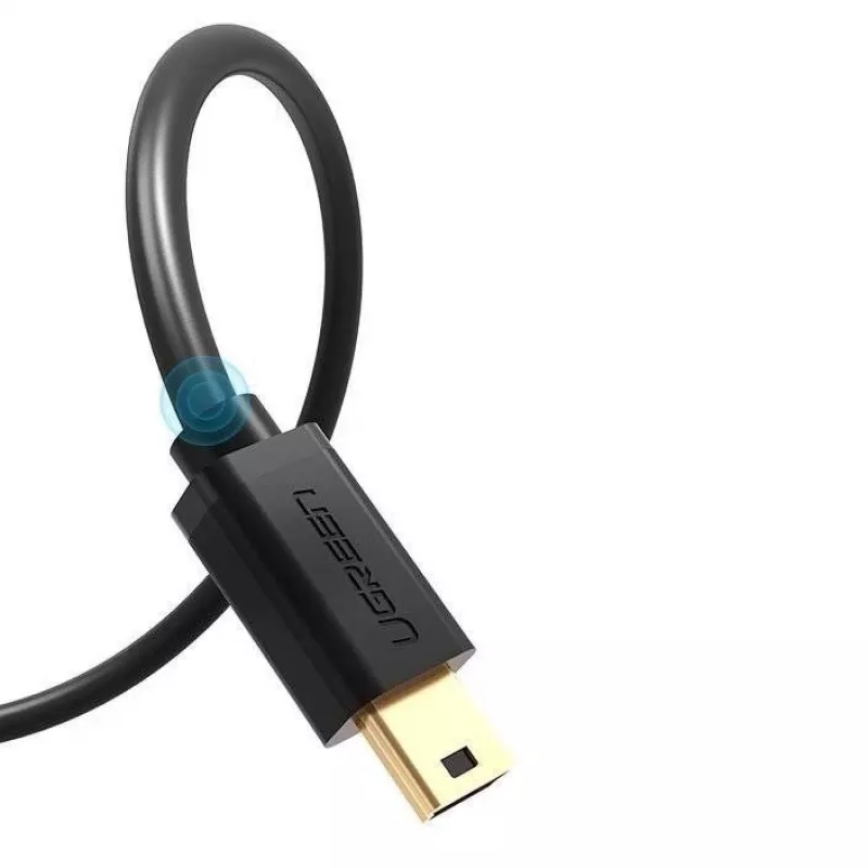 Kabel USB Ugreen - mini USB 480 Mb/s 3 m US132 (czarny)