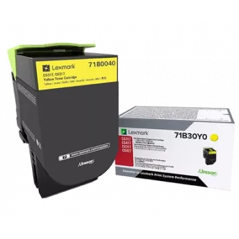 Lexmark X317 - Gelb - Original - Tonerpatrone LCCP, LRP - für Lexmark CS317dn, CX317dn