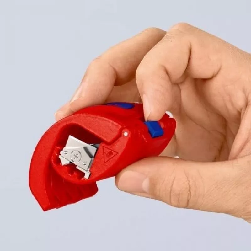 KNIPEX ręczny obcinak do rur z PVC i tulei uszczelniających