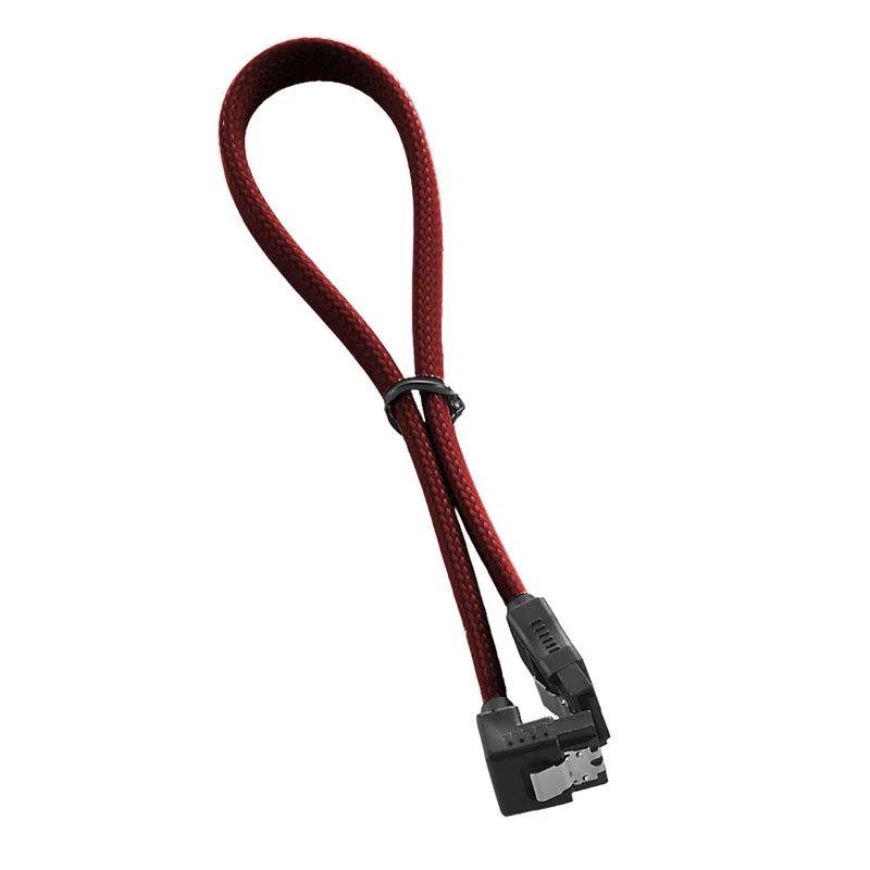 ModMesh Kabel SATA 3 pod kątem prostym 30 cm - krwistoczerwony - Kabel - Dane cyfrowe (CM-CAB-RSAT-N30KBR-R)