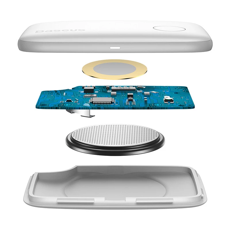 Lokalizator kluczy Baseus T2 ZLFDQT2-02 Bluetooth tracker BSU1041WHT