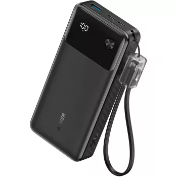 PowerBank z kablem USB-C 20000 mAh 30W Czarny