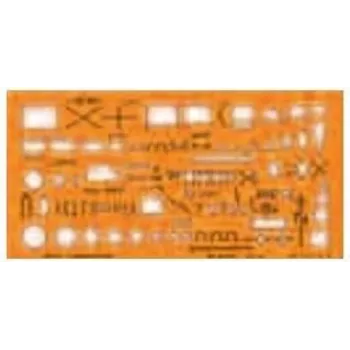 STANDARDGRAPH Zeichenschablone NATO Truppenzeichen 8355 pomarańczowy (8355)