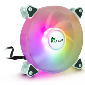 Zestaw wentylatorów INTER-TECH Argus RGB RS-06 120mm 3-pak biały ARGB z kontrolerem