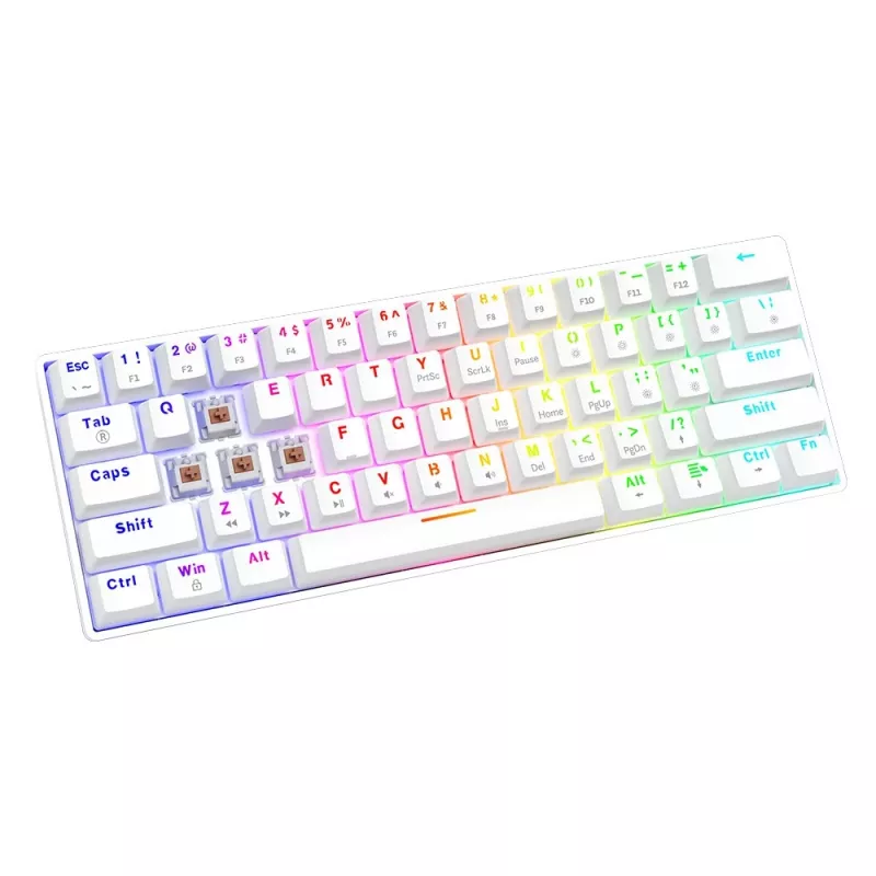 Klawiatura mechaniczna Whiteout X2, Brown Outemu, Hot Swap Savio Savgk-whit