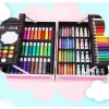 Extralink zestaw do malowania dla dzieci Art and Craft 145 elementów duża walizka Jednorożec