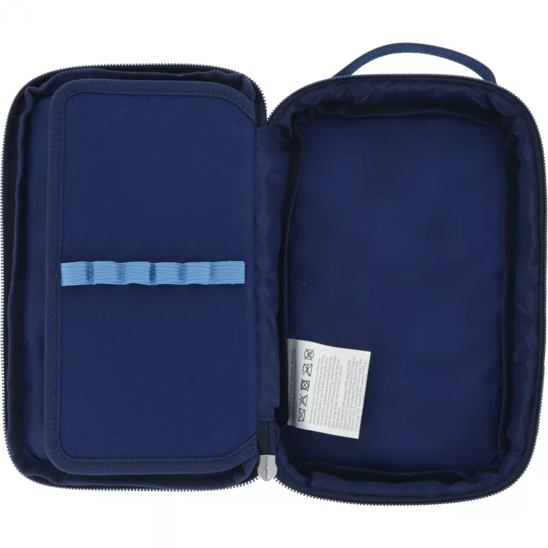 Piórnik Herlitz 2 Go CamoBlue Poliester Niebieski 210x130x60mm
