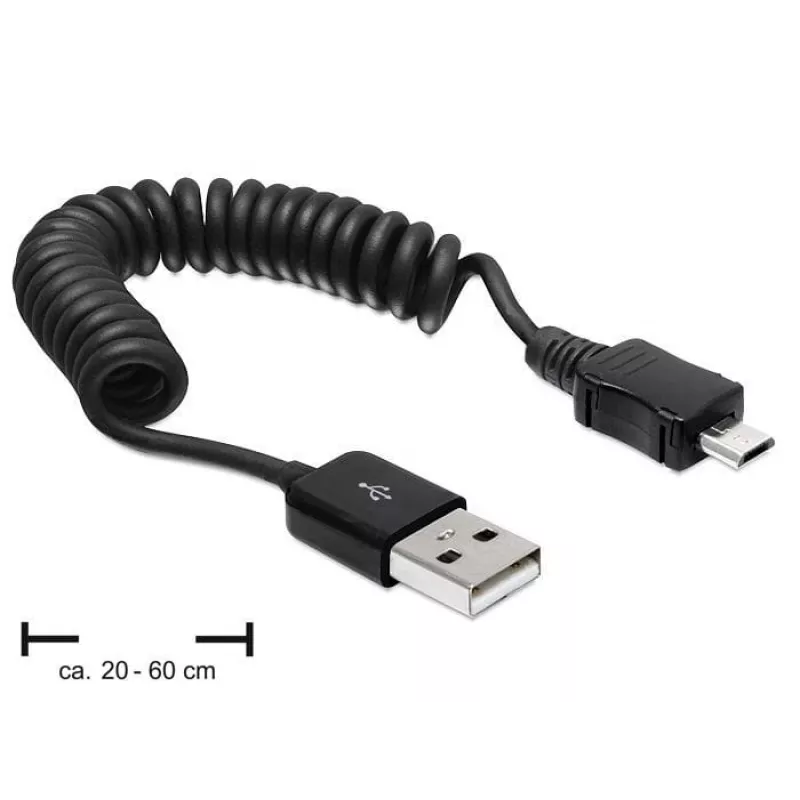 Kabel USB DeLOCK USB 2.0-A/USB micro-B 0.6m