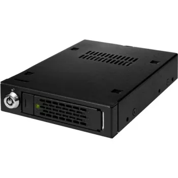 ICY DOCK - ToughArmor - MB991SK-B - 2,5 Zoll SATA HDD/SSD - Vollmetall - für 3,5 Zoll Schacht - SATA 6Gbit/s - Lüfterlos - Sicherheitsschloss