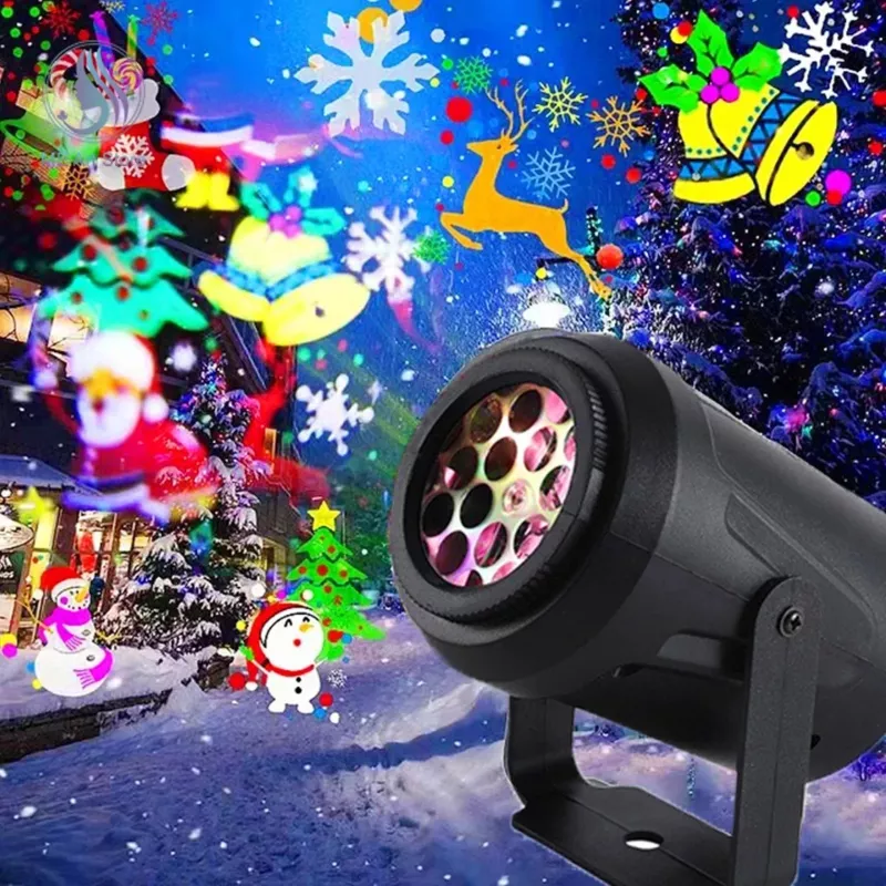 Świąteczny projektor laserowy LED Extralink EX.73509 do dekoracyjnego oświetlenia domowego