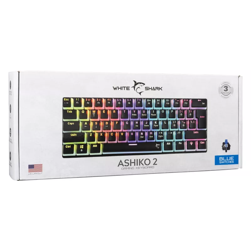 White Shark GK-2202 Ashiko 2 Czarny/Niebieski US