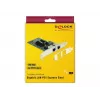 Karta sieciowa Delock PCIe 2x Gigabit LAN