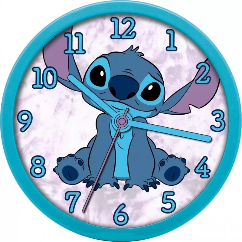 Zegar ścienny Kids Euroswan Stitch 25 cm