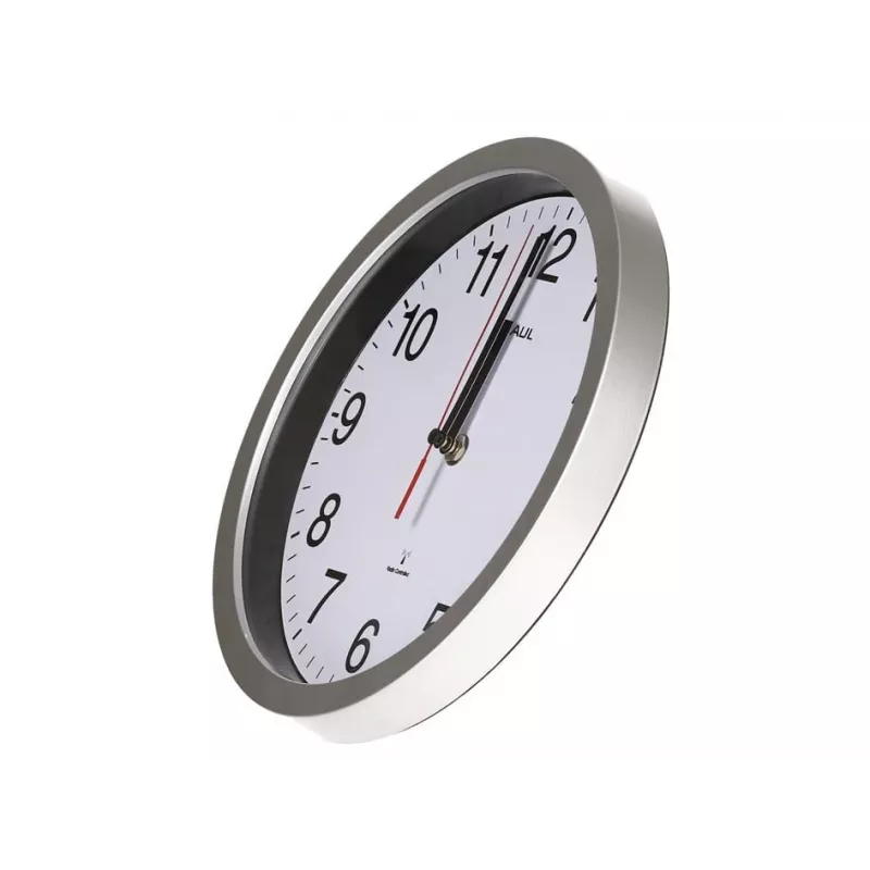 Jakob Maul GmbH MAUL Wanduhr MAULrun, ścienna, okrągła, biała, plastik, AA, 1,5 V