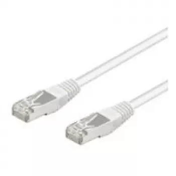 Wentronic Goobay CAT 5e kabel krosowy, SF/UTP, Biały, 50 m - Mieszanka miedzi CCA (93487)