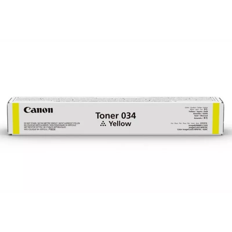 Canon 034 toner 1 szt. Oryginalny żółty