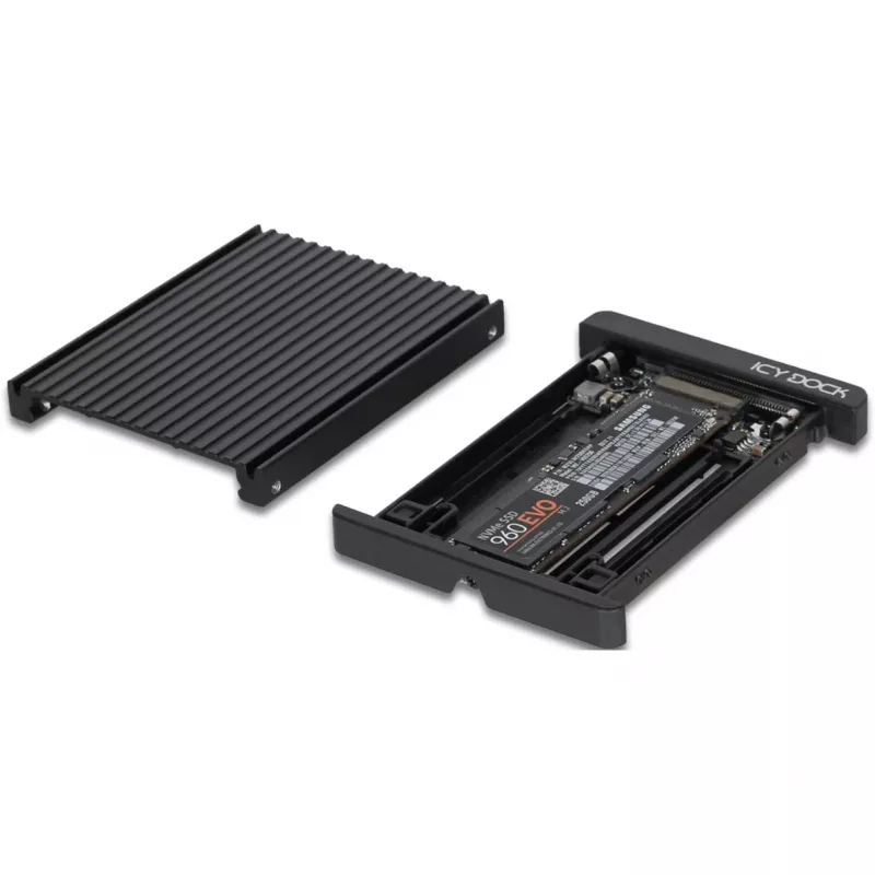 EZConvert MB705M2P-B, konwerter czarny, konwerter/adapter M.2 PCIe NVMe SSD na 2,5 i 2 PCIe SSD