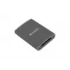 Czytnik kart Transcend RDE2 USB 3.2 Gen 2 Type-C Szary