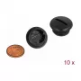 Zaślepka rury DeLOCK 60230 czarna nylon