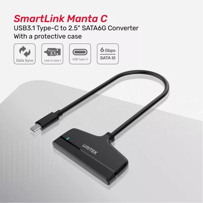 Stacja dokująca do laptopa UNITEK Y-1096A USB Type-C czarna