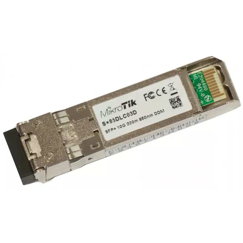 MikroTik S+85DLC03D - SFP+-Transceiver-Modul - 10 GigE - SFP+ / LC Multi-Mode - bis zu 300 m - 850 nm