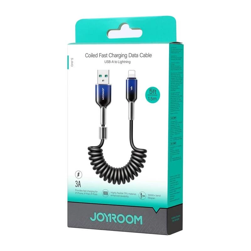 Kabel USB-A na Lightning Joyroom S-A43 1.5 m Czarny