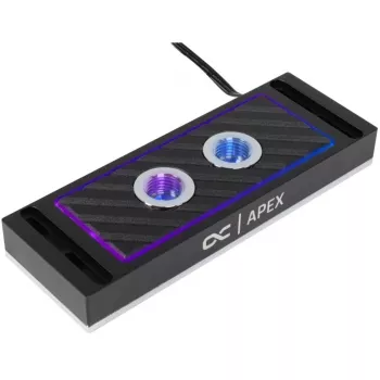Blok wodny Alphacool 14000 aluminium nikiel plastik czarny 45 mm 127,5 mm 17,3 mm
