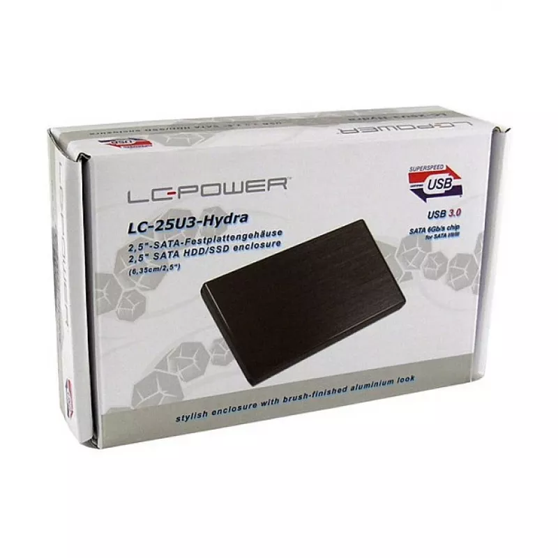 Obudowa HDD LC-Power LC-25U3-Hydra Czarna 2,5 cala