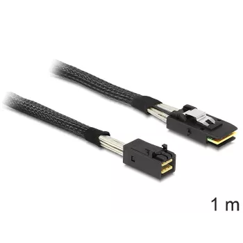 Kabel SAS DeLOCK 83389 1m Czarny