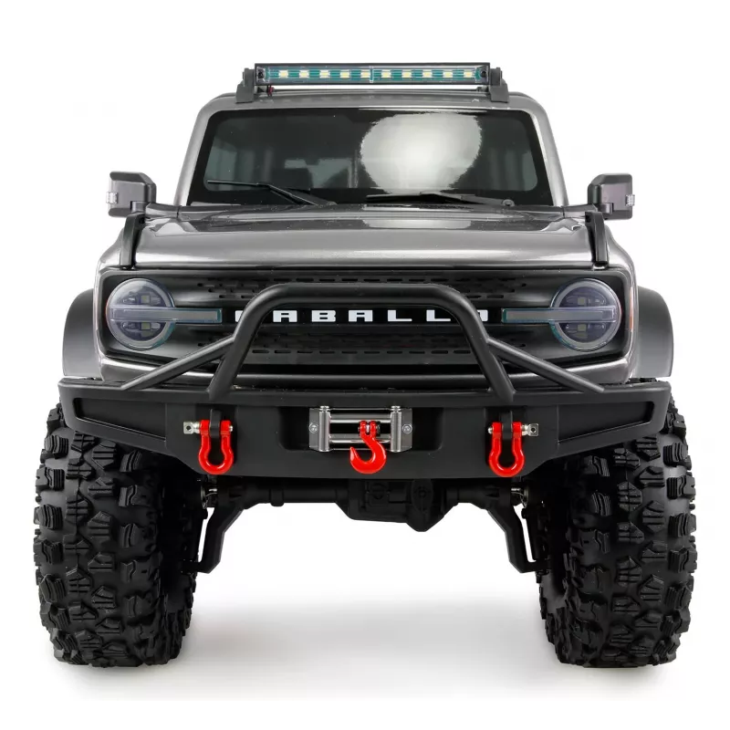 Radio-controlled crawler Amewi AMXRock Caballo 4WD 1:10 metallic szary