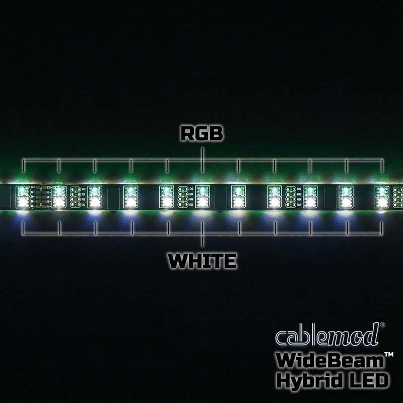 Uniwersalna taśma LED Cablemod CM-LED-30-D30RGBW-RK 300 mm wewnętrzna
