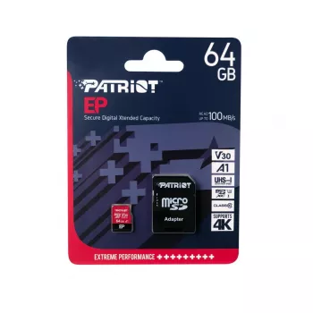 Karta pamięci Patriot Memory PEF64GEP31MCX 64 GB MicroSDXC Class 10