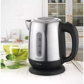 Czajnik elektryczny Maestro MR-027 1,2 l 1630 W stal nierdzewna, filtr antywapienny, wskaźnik poziomu wody