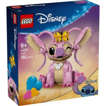 LEGO Disney kolekcjonerska mini konstrukcja Andzia Angel 43257 — 784 elementy, 250 mm wysokości, dla dzieci od 9 lat