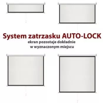 Manual Screen 4:3 Semi-Automatic 120 244x183cm MS-120 4:3