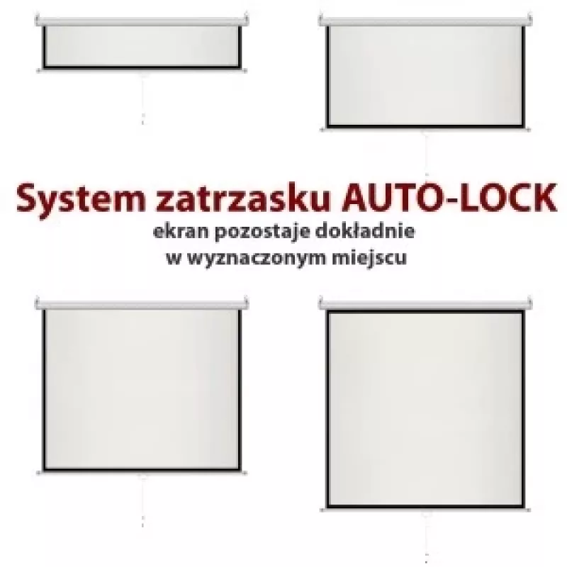 Manual Screen 4:3 Semi-Automatic 120 244x183cm MS-120 4:3