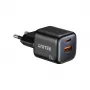 Ładowarka sieciowa Unitek P1128ABK01-EU — 2-portowa GaN USB‑C i USB‑A, łączna moc 20 W, czarna