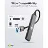 Goobay USB Hub 74456 Type-A 5000 Mbit/s Jasnoszary