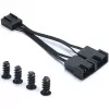 Wentylator obudowy Fractal Design Venturi HP-12 PWM 120 mm - czarny