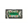 Extralink CAT5E STP Connection Box, Barrel, Connector, srebrny