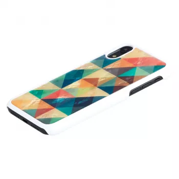Etui na smartfon iKins do iPhone XR — czarne etui ochronne Mosaic