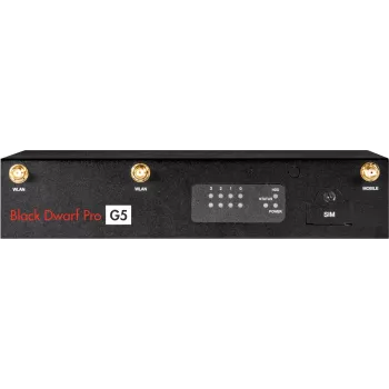 Sprzętowa zapora sieciowa Wortmann AG TERRA 6466372 Desktop — Zapora 2,83 Gbit/s, VPN 0,42 Gbit/s, TLS 900 MB/s, Dwuzakresowe Wi‑Fi