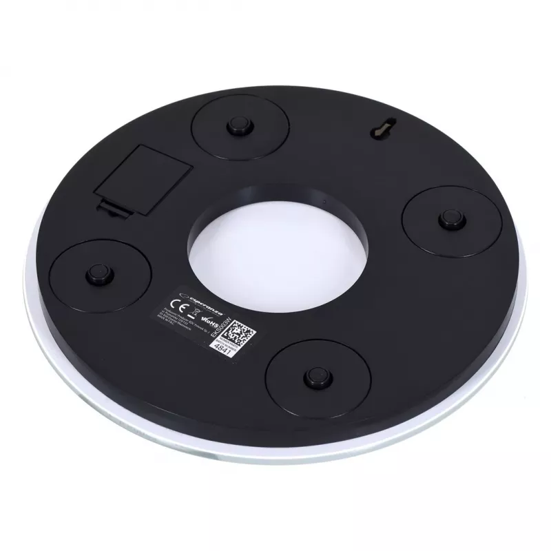 Elektroniczna waga kuchenna ESPERANZA EKS003W, pojemność 5 kg, dokładność 1 g, szkło hartowane, sterowanie dotykowe